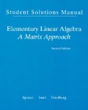 Elementary Linear Algebra A Matrix Approach cover art
