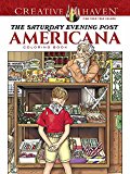Creative Haven the Saturday Evening Post Americana Coloring Book  9780486814346 Front Cover
