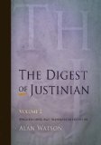 Digest of Justinian, Volume 2  9780812220346 Front Cover
