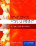 Statistics for Nursing: a Practical Approach  cover art