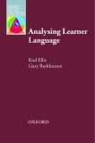 Analysing Learner Language  cover art