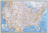 United States Classic, Laminated Wall Maps U. S. 2021st 9780792293347 Front Cover