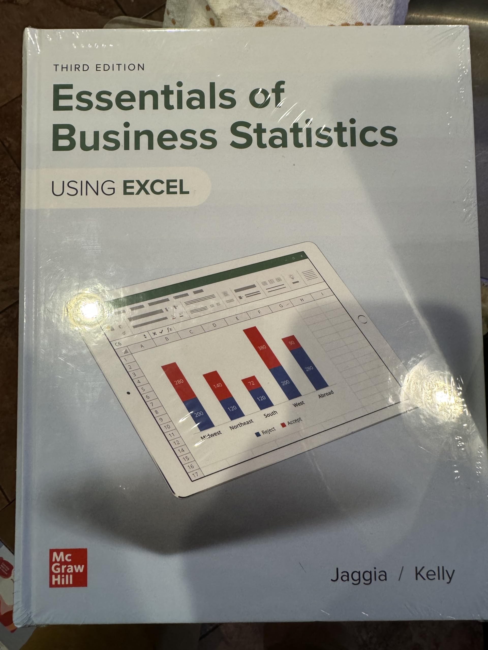Essentials of Business Statistics Using Excel  9781264098347 Front Cover