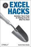 Excel Hacks Tips and Tools for Streamlining Your Spreadsheets 2nd 2007 Revised  9780596528348 Front Cover