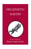 Hellenistic Poetry An Anthology cover art