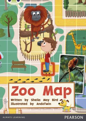 Bug Club Independent Non Fiction Year 1 Green a Zoo Map 2017 9780435167349 Front Cover