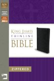King James Version Thinline Zippered Collection Bible 2013 9780310421351 Front Cover