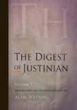 Digest of Justinian, Volume 3  9780812220353 Front Cover