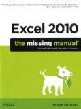 Excel 2010: the Missing Manual 2010 9781449382353 Front Cover