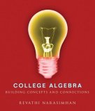 College Algebra Building Concepts and Connections cover art