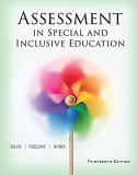 Assessment: In Special and Inclusive Education