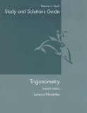 Trigonometry 7th 2006 Student Manual, Study Guide, etc.  9780618643356 Front Cover