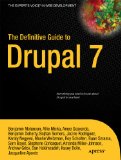 Definitive Guide to Drupal 7  9781430231356 Front Cover