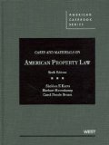 Kurtz, Hovenkamp, and Brown's Cases and Materials on American Property Law, 6th  cover art