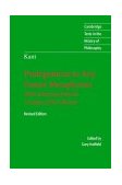 Prolegomena to Any Future Metaphysics With Selections from the Critique of Pure Reason 2nd 9780521535359 Front Cover