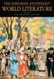 Longman Anthology of World Literature 20th Century  9780321055361 Front Cover