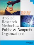 Applied Research Methods in Public and Nonprofit Organizations 