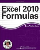 Excel 2010 Formulas  cover art