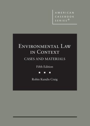     ENVIRONMENTAL LAW IN CONTEXT-TEXT  9781684672363 Front Cover