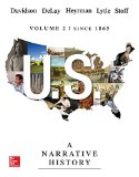 U. S. - A Narrative History - Since 1865  cover art