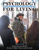 Psychology for Living Adjustment, Growth, and Behavior 10th 9780205790364 Front Cover