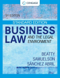 Business Law and the Legal Environment - Standard Edition 9th 9780357633366 Front Cover