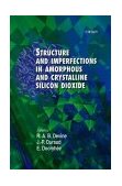 Structure and Imperfections in Amorphous and Crystalline Silicon Dioxide 2000 9780471975366 Front Cover
