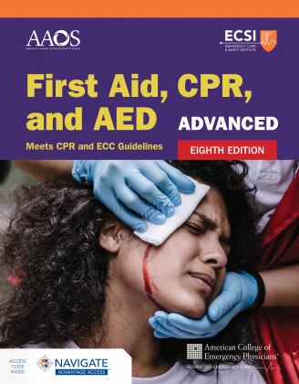 Advanced First Aid, CPR, and AED: Meets Cpr and Ecc Guidelines  9781284234367 Front Cover