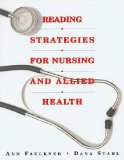 Reading Strategies for Nursing and Allied Health 1998 9780395770368 Front Cover