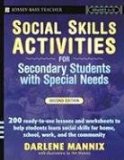 Social Skills Activities for Secondary Students with Special Needs  cover art