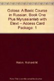 Golosa A Basic Course in Russian, Book One Plus Mylab Russian with Pearson EText -- Access Card Package (multi-Semester Access) cover art