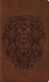 ESV Thinline Bible, Red Letter (TruTone, Brown, Royal Lion Design)  9781433551369 Front Cover