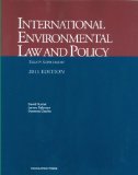International Environmental Law and Policy, Treaty Supplement 2011  cover art
