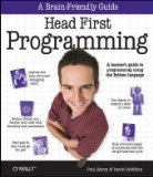 Head First Programming A Learner's Guide to Programming Using the Python Language 2009 9780596802370 Front Cover