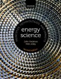 Energy Science Principles, Technologies, and Impacts cover art