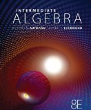 Student Solutions Manual for Aufmann/Lockwood's Intermediate Algebra with Applications, 8th  cover art