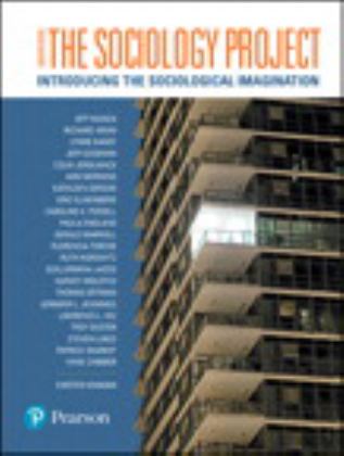Sociology Project Introducing the Sociological Imagination, First Canadian Edition, Loose Leaf Version 2017 9780134755373 Front Cover