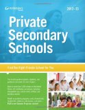 Private Secondary Schools 2012-13 33rd 2012 9780768934373 Front Cover