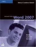 Microsoft Office Word 2007 Complete Concepts and Techniques 2007 9781418843373 Front Cover