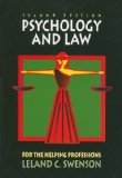 Psychology and Law for the Helping Professions 2nd 1996 9780495064374 Front Cover