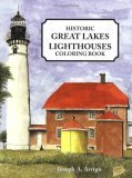 Great Lakes Lighthouse Coloring Book 2002 9781557095374 Front Cover
