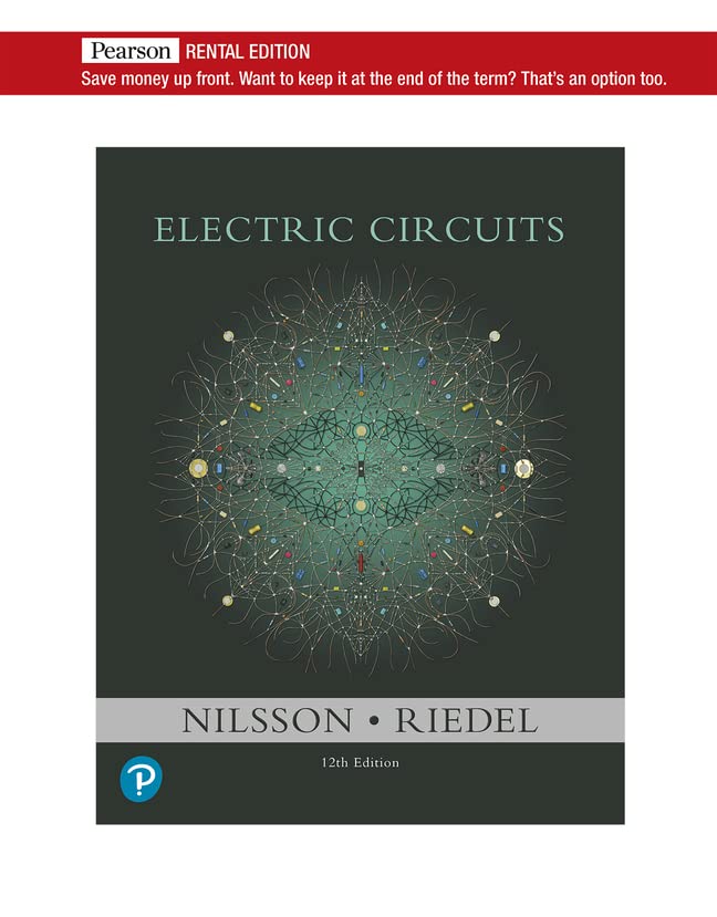 ELECTRIC CIRCUITS 12th 9780137648375 Front Cover