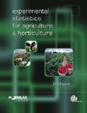 Experimental Statistics for Agriculture and Horticulture  cover art
