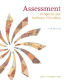 Assessment In Special and Inclusive Education cover art