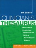 Thesaurus The Guide to Conducting Interviews and Writing Psychological Reports cover art