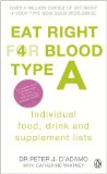 Eat Right for Blood Type A Individual Food, Drink and Supplement Lists  9780241954379 Front Cover