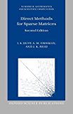 Direct Methods for Sparse Matrices 2nd 9780198508380 Front Cover