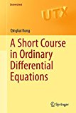 Short Course in Ordinary Differential Equations  9783319112381 Front Cover