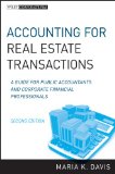 Accounting for Real Estate Transactions A Guide for Public Accountants and Corporate Financial Professionals cover art