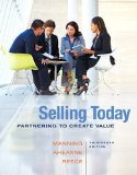 Selling Today Partnering to Create Value cover art